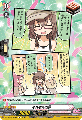 それぞれの夢